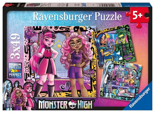 Puzzle 3x49 pz Monster High