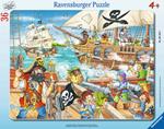 30-48 Teile Rahmenpuzzle. Angriff der Piraten. Ravensburger 00.006.165 puzzle Puzzle con tessere 36 pezzo(i)