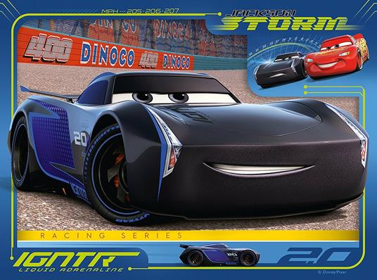 Ravensburger - Puzzle Cars 3, Collezione 4 in a Box, 4 puzzle da 12-16-20-24 Pezzi, Età Raccomandata 3+ Anni - 9