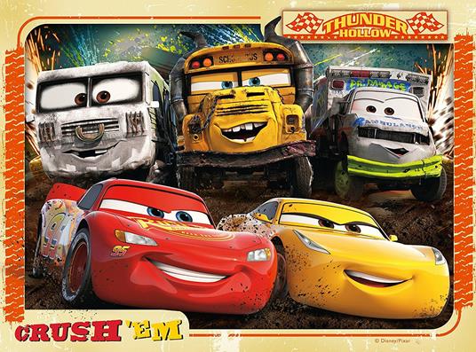 Ravensburger - Puzzle Cars 3, Collezione 4 in a Box, 4 puzzle da 12-16-20-24 Pezzi, Età Raccomandata 3+ Anni - 10