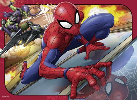 Ravensburger - Puzzle Spiderman, Collezione 4 in a Box, 4 puzzle da 12-16-20-24 Pezzi, Età Raccomandata 3+ Anni - 2