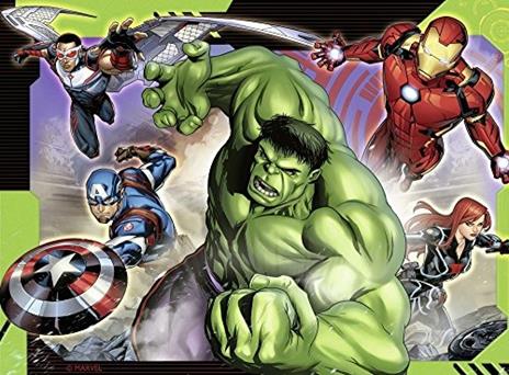 Ravensburger - Puzzle Avengers A, Collezione 4 in a Box, 4 puzzle da 12-16-20-24 Pezzi, Età Raccomandata 3+ Anni - 6