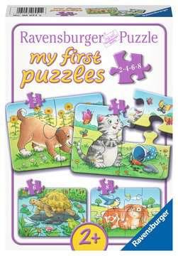 My first puzzles. 2,4,6,8 Teile. Niedliche Haustiere. Ravensburger 069514 puzzle 2 pezzo(i)