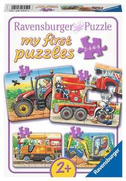 My first puzzles. 2,4,6,8 Teile. Bei der Arbeit. Ravensburger 069545 puzzle 2 pezzo(i)