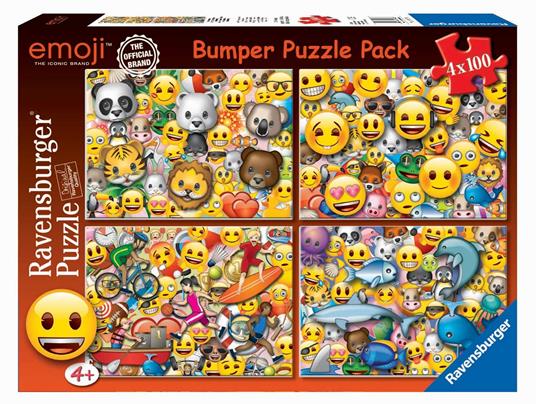 Emoji Puzzle 4x100 pezzi Ravensburger (06967)