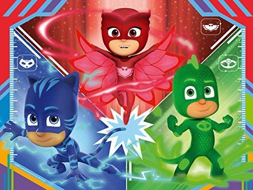 Ravensburger - Puzzle Pj Mask, Collezione 4 in a Box, 4 puzzle da 12-16-20-24 Pezzi, Età Raccomandata 3+ Anni - 4