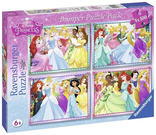 Principesse Disney Puzzle 4x100 pezzi Ravensburger (07011) - 2