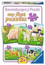 My first puzzles. 2,4,6,8 Teile. Unsere Lieblingstiere. Ravensburger My First Puzzles 07077 Puzzle 2 pezzo(i)