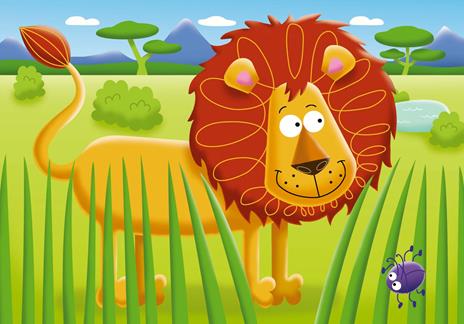 Ravensburger - Puzzle Safari, Collezione My First Puzzles, 2-3-4-5 Pezzi, Età Raccomandata 18+ Mesi - 5