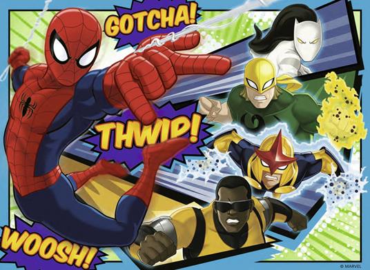 Ravensburger - Puzzle Ultimate Spiderman, Collezione 4 in a Box, 4 puzzle da 12-16-20-24 Pezzi, Età Raccomandata 3+ Anni - 3