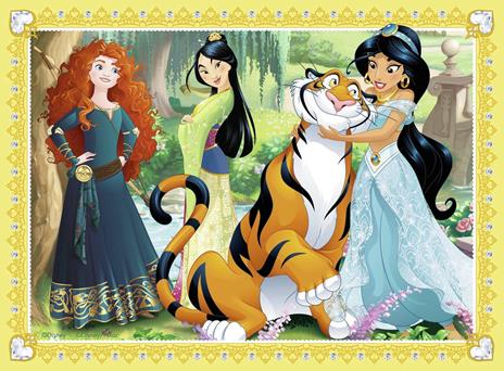 Ravensburger - Puzzle Princesse Disney, Collezione 4 in a Box, 4 puzzle da 12-16-20-24 Pezzi, Età Raccomandata 3+ Anni - 5