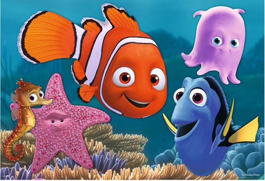 Ravensburger - Puzzle Nemo, Collezione 2x12, 2 Puzzle da 12 Pezzi, Età Raccomandata 3+ Anni - 4