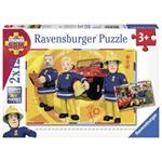 Sam il pompiere Puzzle 2x12 pezzi Ravensburger (07584)