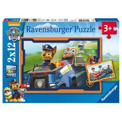 Paw Patrol. Puzzle 2x12 Pezzi Veicoli (C) - 2