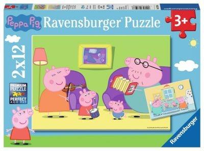 Puzzle Ravensburger (07596) - "Peppa Pig" - 12 pezzi - 3