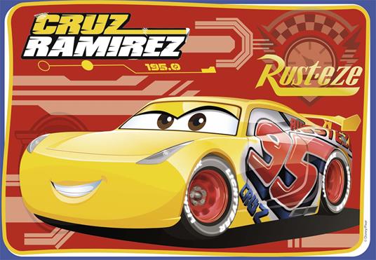 Cars 3 B Puzzle 2x12 pezzi Ravensburger (07614) - 3
