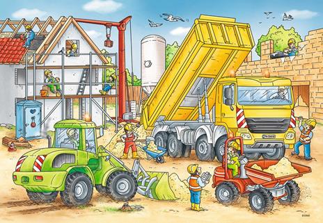 2 x 24 Teile. Viel zu tun auf der Baustelle. Ravensburger 4005556078004 puzzle 24 pezzo(i) - 2