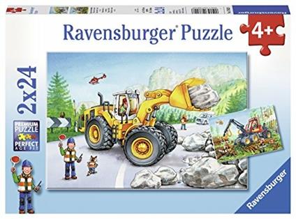 Puzzle 2x24 pezzi ruspa Ravensburger (078028)