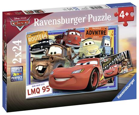 Cars Puzzle 2x24 pezzi Ravensburger (07819) - 2
