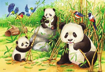 Ravensburger - Puzzle Dolci Koala e Panda, Collezione 2x24, 2 Puzzle da 24 Pezzi, Età Raccomandata 4+ Anni - 4