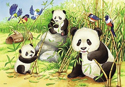 Ravensburger - Puzzle Dolci Koala e Panda, Collezione 2x24, 2 Puzzle da 24 Pezzi, Età Raccomandata 4+ Anni - 5