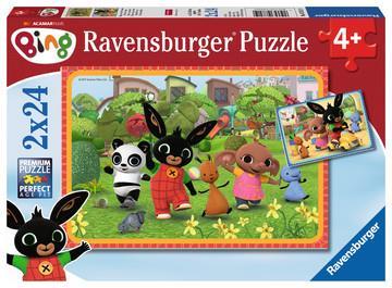 Ravensburger - Puzzle Bing, Collezione 2x24, 2 Puzzle da 24 Pezzi, Età Raccomandata 4+ Anni