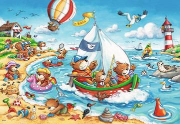 2 x 24 Teile. Urlaub am Meer. Ravensburger 00.007.829 puzzle Puzzle con tessere 24 pezzo(i) - 3