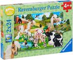 Puzzle 2X24 Pz. Animal Club. Ravensburger (7830)