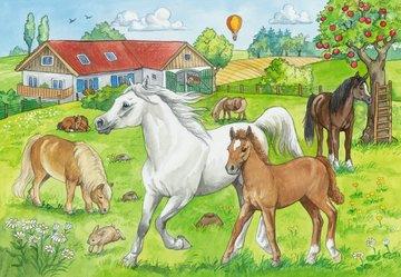 2 x 24 Teile. Auf dem Pferdehof. Ravensburger 07833 Puzzle 24 pezzo(i) - 3
