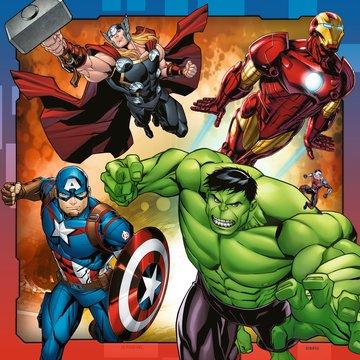 Ravensburger - Puzzle Avengers, Collezione 3x49, 3 Puzzle da 49 Pezzi, Età Raccomandata 5+ Anni - 6