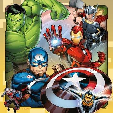 Ravensburger - Puzzle Avengers, Collezione 3x49, 3 Puzzle da 49 Pezzi, Età Raccomandata 5+ Anni - 5