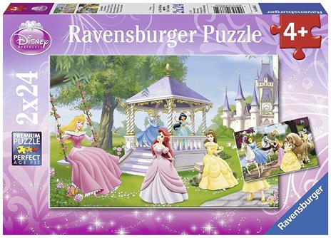 Ravensburger - Puzzle Principesse Disney, Collezione 2x24, 2 Puzzle da 24 Pezzi, Età Raccomandata 4+ Anni - 7