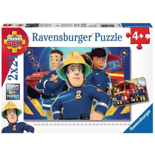 Sam il pompiere Puzzle 2x24 pezzi Ravensburger (09042)
