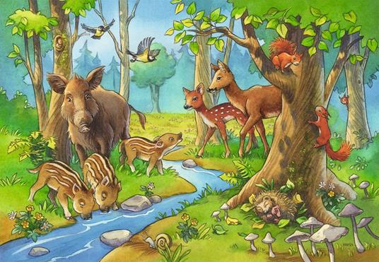 Puzzle Gli animali della foresta Ravensburger - 4