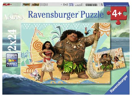 Vaiana Puzzle 2x24 pezzi Ravensburger (09156)