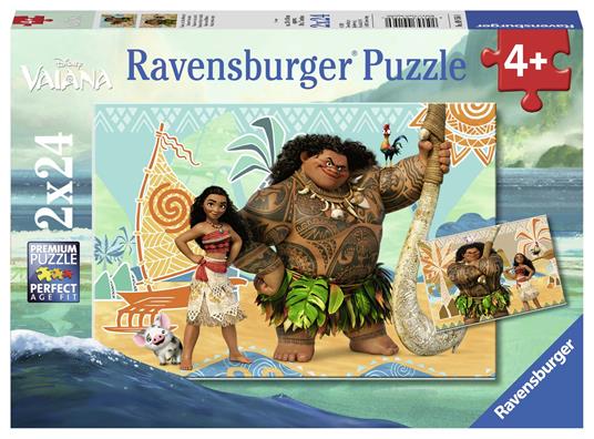 Vaiana Puzzle 2x24 pezzi Ravensburger (09156)