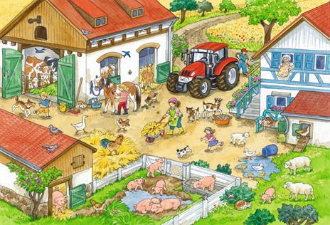 2 Puzzle Ravensburger Vita di campagna - 5