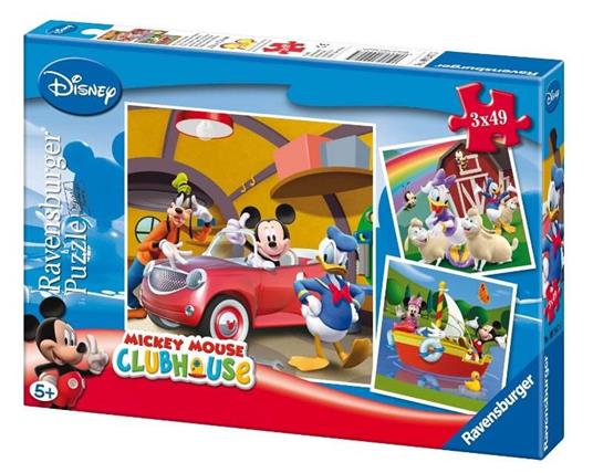 Topolino Puzzle 3x49 pezzi Ravensburger (09247)