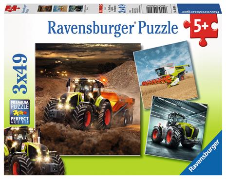 3 x 49 Teile. CLA: Axion, Lexion, Xerion. Ravensburger 4005556093014 puzzle 49 pezzo(i)