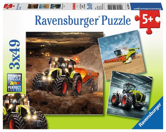 3 x 49 Teile. CLA: Axion, Lexion, Xerion. Ravensburger 4005556093014 puzzle 49 pezzo(i)