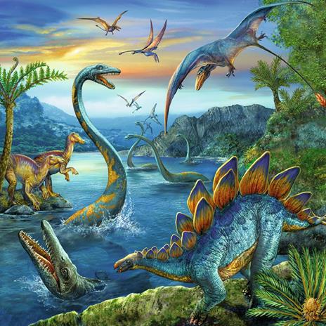 Puzzle 3X49 Pz. Dinosauri A. Ravensburger (9317) - 2