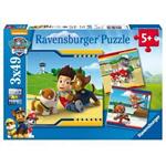 Ravensburger - Puzzle Paw Patrol C, Collezione 3x49, 3 Puzzle da 49 Pezzi, Età Raccomandata 5+ Anni