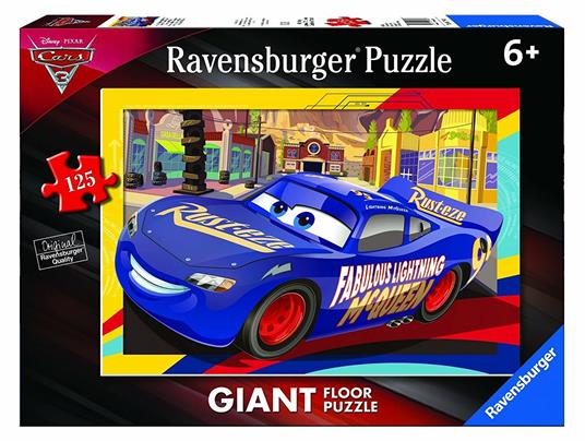 Ravensburger - Puzzle Cars, Collezione 125 Giant Pavimento, 125 Pezzi, Età Raccomandata 6+ Anni - 2