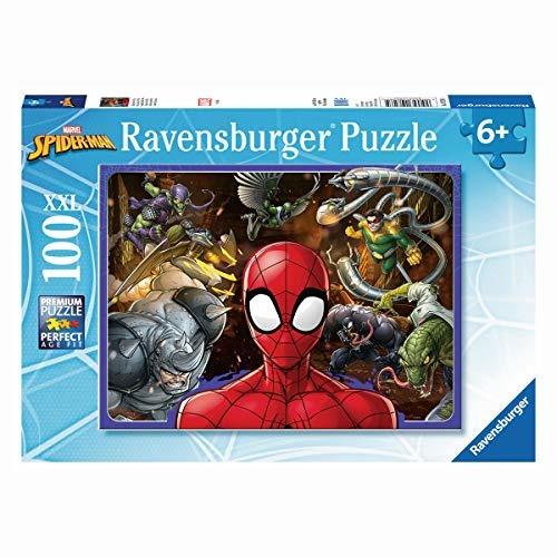 Ravensburger - Puzzle Spiderman, 100 Pezzi XXL, Età Raccomandata 6+ Anni - 11