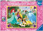 Ravensburger - Puzzle Principesse Disney G, 100 Pezzi XXL, Età Raccomandata 6+ Anni