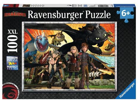 Dragons Puzzle 100 pezzi Ravensburger (10918) - 2