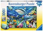 100 Teile XXL. Riff der Haie. Ravensburger 4005556109517 puzzle 100 pezzo(i)