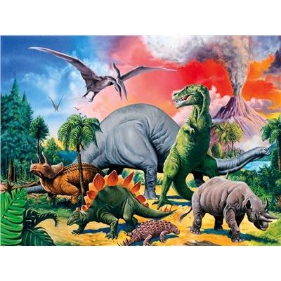 Ravensburger - Puzzle Dinosauri, 100 Pezzi XXL, Età Raccomandata 6+ Anni - 4