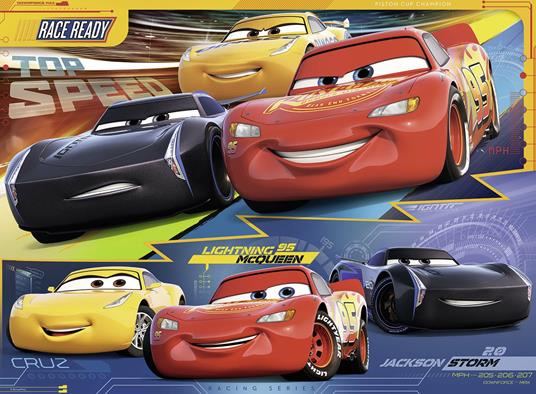 Cars 3. McQueen, Cruz e Storm Puzzle 100 Pezzi - 2