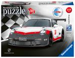 Ravensburger - 3D Puzzle Porsche 911 Gt3 Cup, Veicolo, 108 Pezzi, 10+ Anni